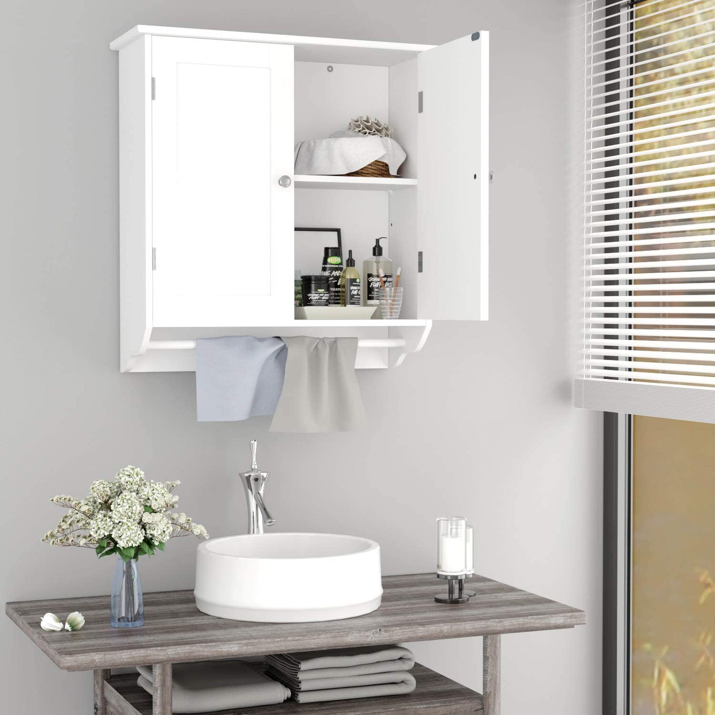 Space Saver Storage Toilet Kitchen Medicine Cabinet