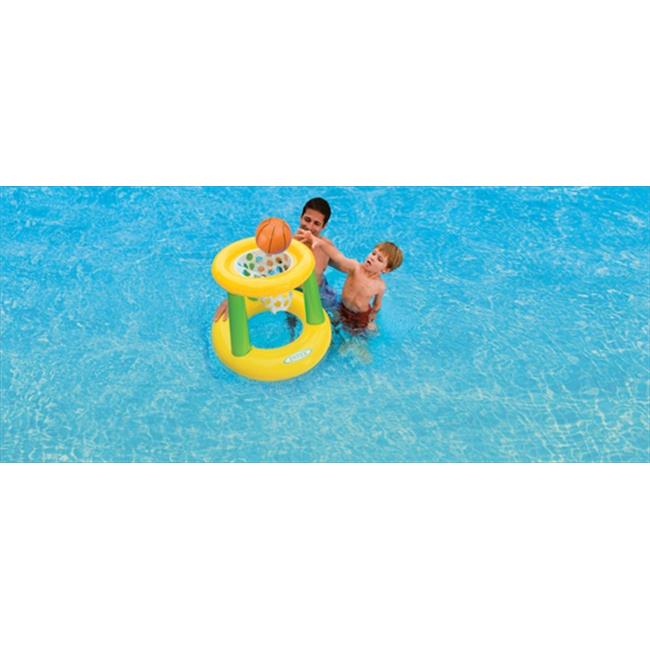Vinyl Hoops Pool Toys, Yellow