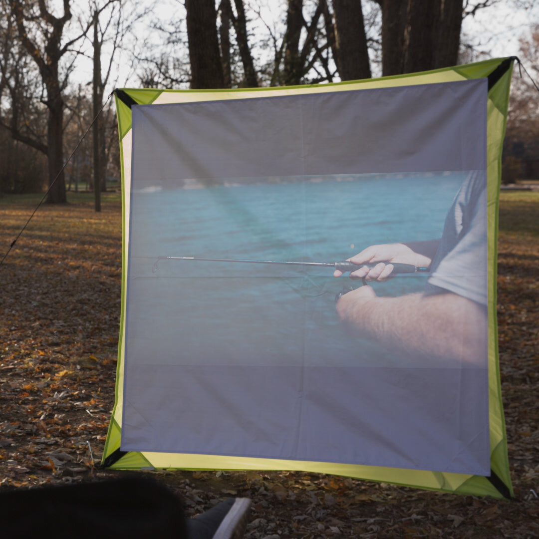 Outdoor Movie Screen Collapsible Frame, Size 59 inches x 59 inches