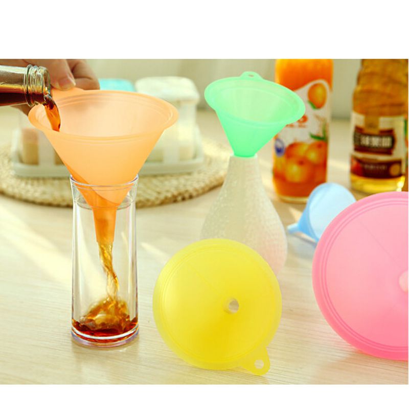 5 Pcs/lot Plastic Funnel Set For General Purpose