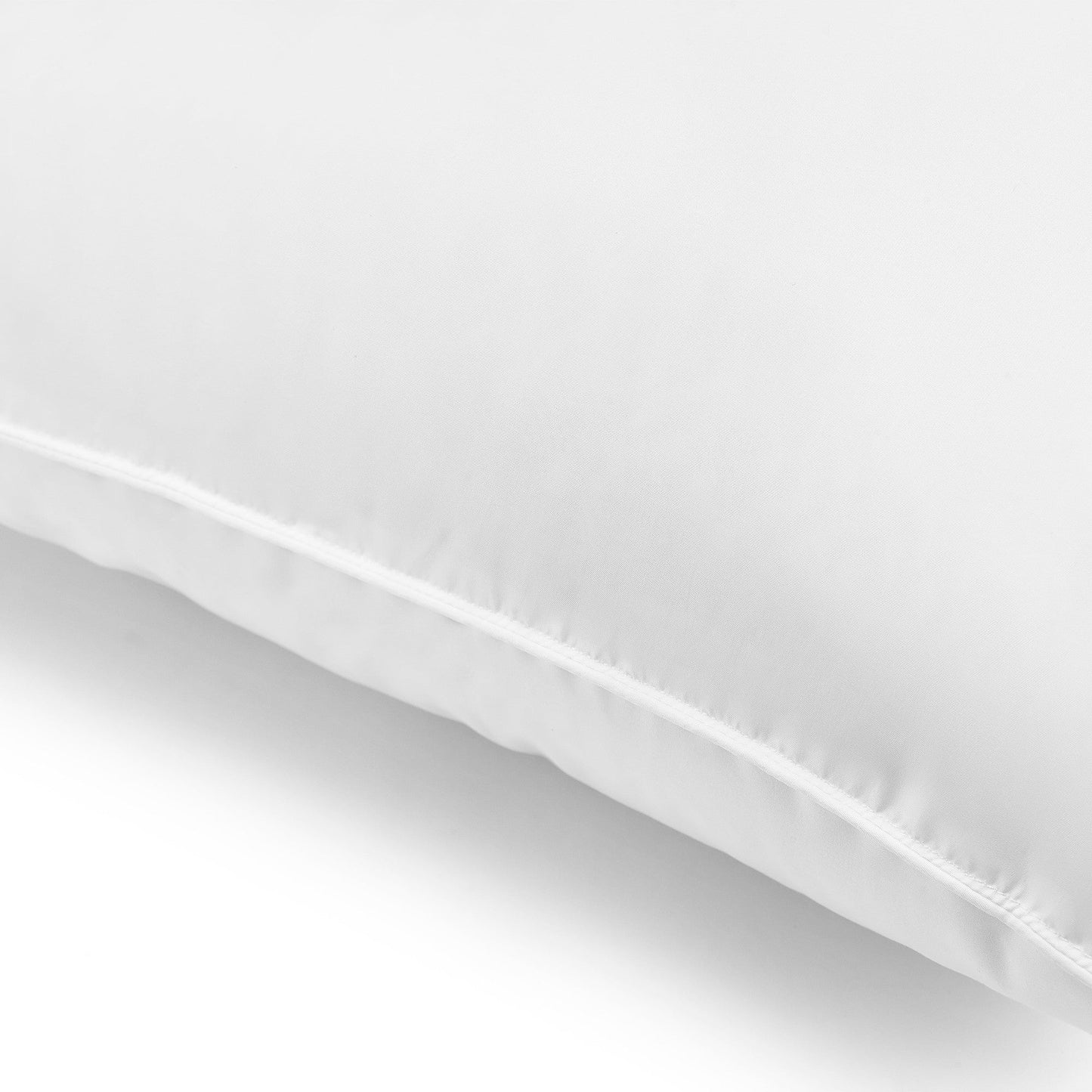 Plush Microfiber Bed Pillows, 2 Pack