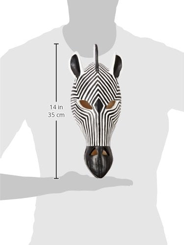 Tribal-Style Animal Masks Set of Two ,Full Color Home Decorations