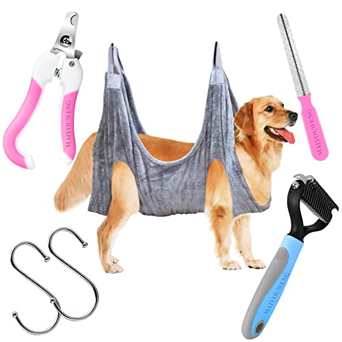 Dog Grooming Hammock for Dog Grooming Kit,(Small, Medium, Large Dogs)