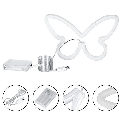 Butterfly Led Neon Sign USB or Battery Powered Wall Decor