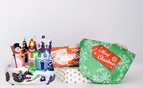 Christmas LED Lighted House Sculpture Musical Decoration