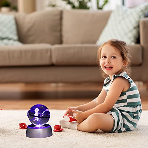 3D Crystal Poke'Ball 7 Colors Led Night Light