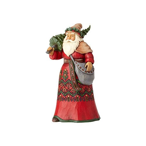Heartwood Creek Santa's Around The World Austrian Stone Resin, 7" Figurine