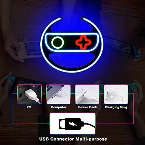 Gamepad Controller Shaped Neon LED Light Sign
