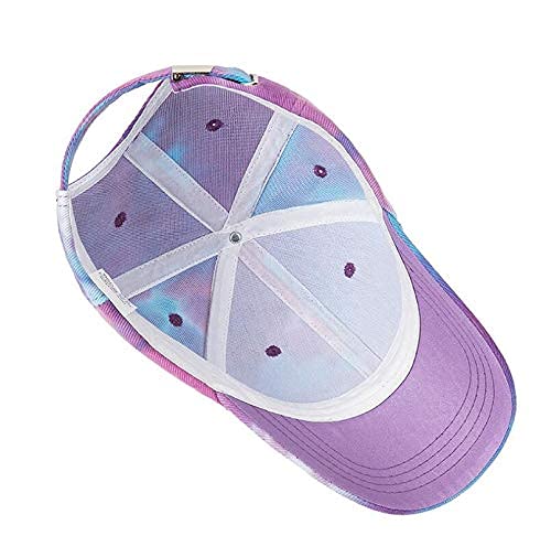 2-Pieces Tie-Dye Baseball-Cap for Women