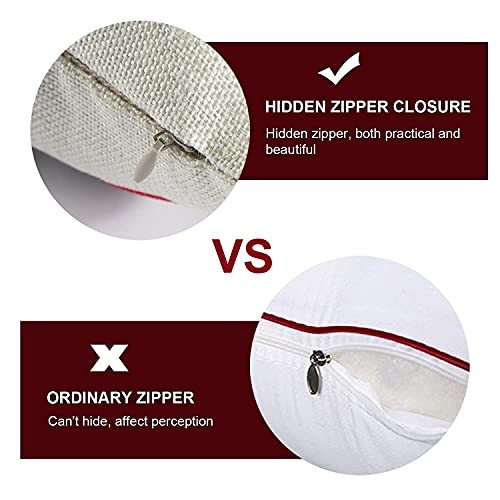 Set of 4 Christmas Throw Pillow Covers 18 x 18