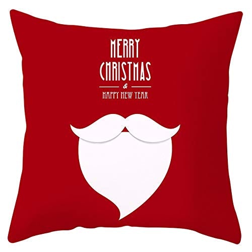 Set of 4 Christmas Holiday Pillowcase Throw Pillow Covers 18 x18 Inch
