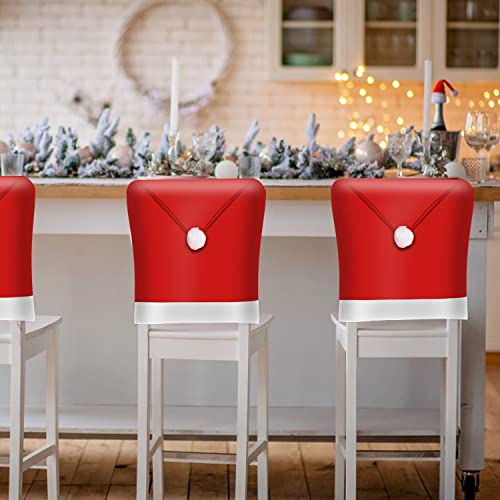 6 Pcs Christmas Chair Covers Decoration