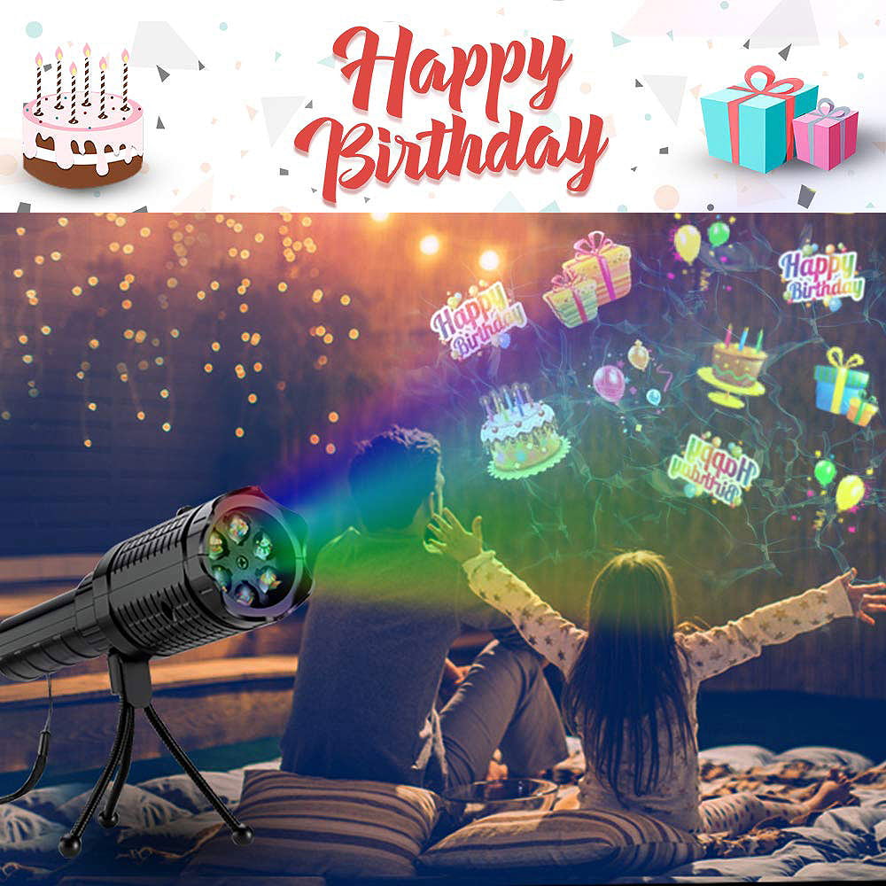 LED Christmas Light Projector-12 Switchable Patterns