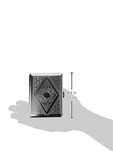 Crush Proof Chrome Cigarette Case (Hold King Size and 100mm)