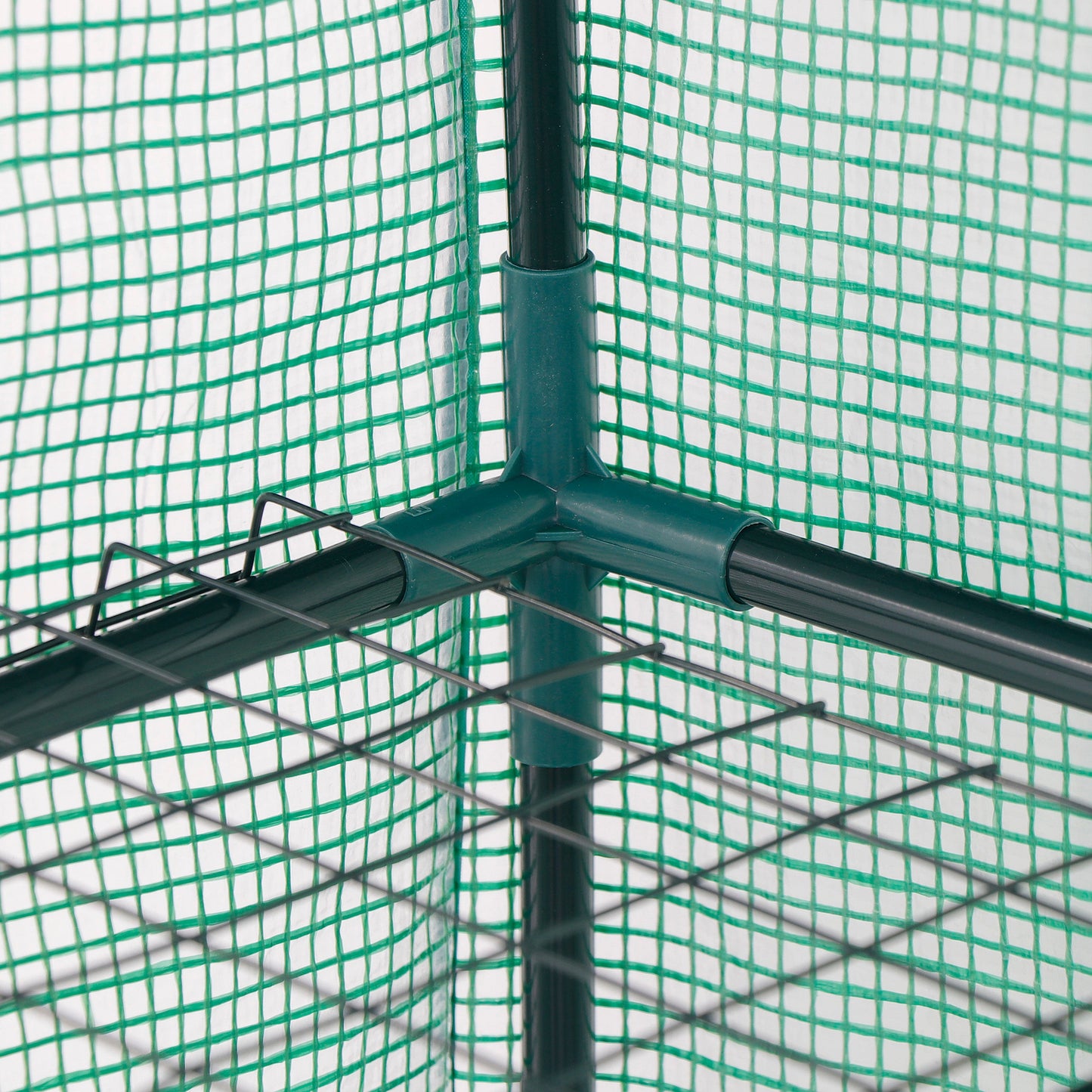Mini Walk-in Green House Garden 3 Tier 6 Shelves Movable Plant Greenhouse