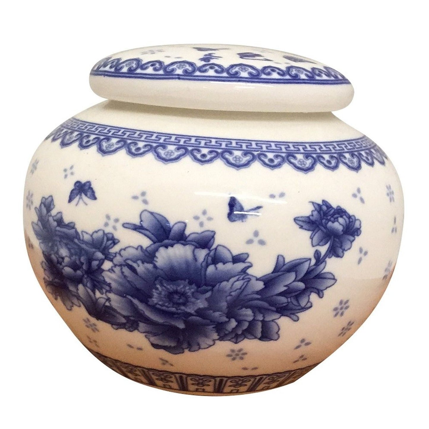 Exquisite Oriental Ceramic Jar Crock Canister