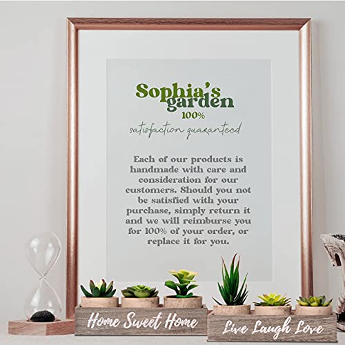 2 Sets of 6 Artificial Plants for Home Decoration