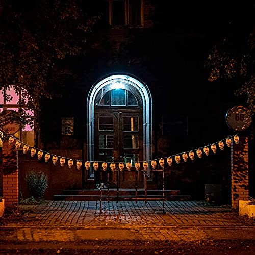 Halloween Skull String Lights, Battery Operated 8 Mode