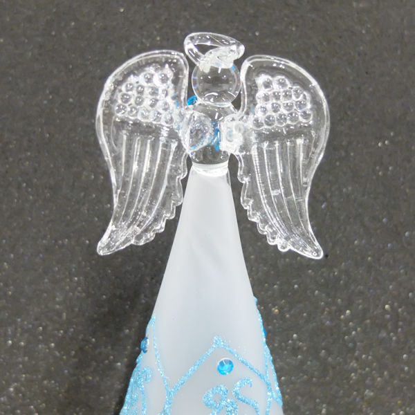6-inch Glass Birthstone Color Changing Angel Figurine