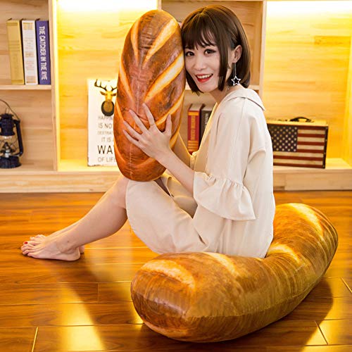 3D Simulation Soft Butter Toast Bread Food Cushion Stuffed Toy 31.4"