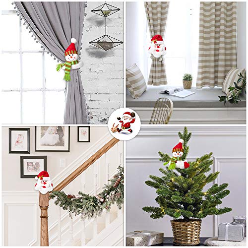 2PCS Christmas Curtain Buckles Tiebacks Decorations