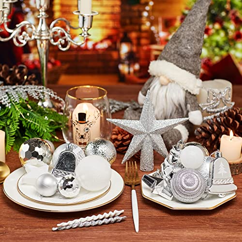 103-Pack Assorted Christmas Ball Ornaments