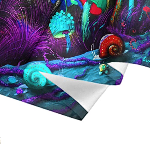 Psychedelic Trippy Smoke Mushrooms Wall Hanging Tapestry