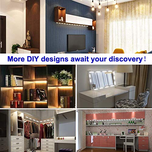 Led Vanity Mirror Lights Kit, 5 Color Hollywood Style 11ft