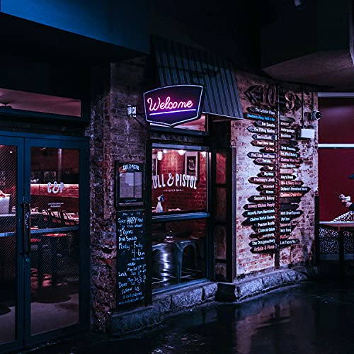 Welcome Neon Light Signs- Pink