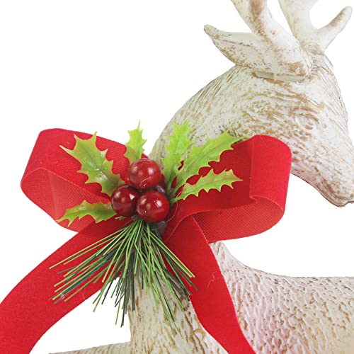 Lying Reindeer Figurine for Christmas Decoration