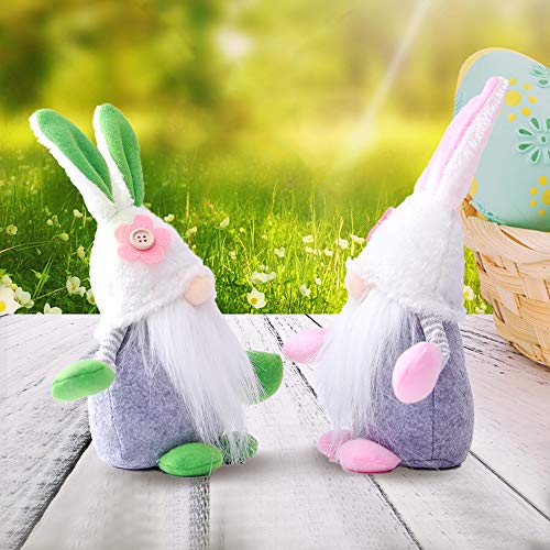 2Pcs PLush Bunny Gnome -Spring Easter Decorations
