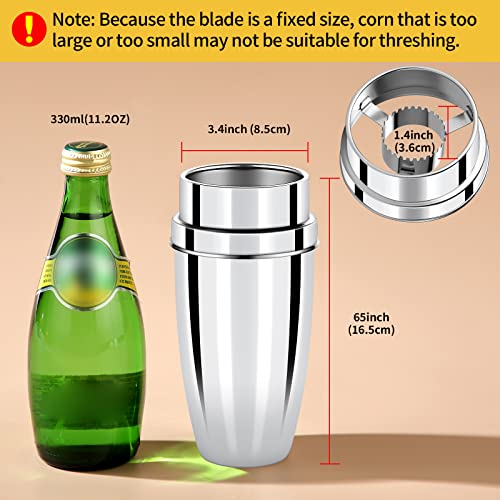 Stainless Steel Corn Peeler w/ Cup