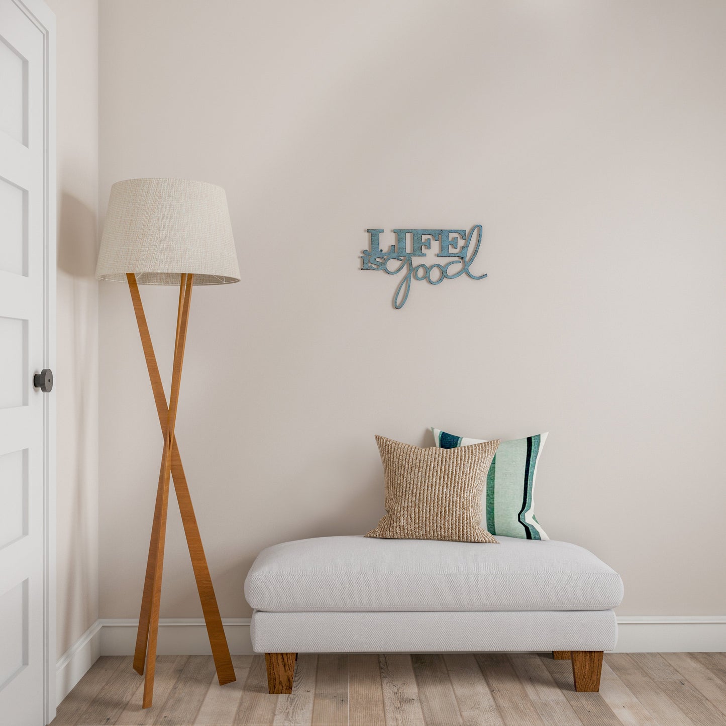 Metal Cutout- Life is Good Decorative Wall Sign