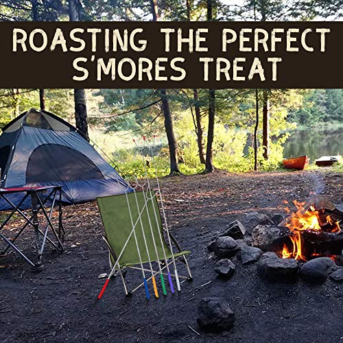 Marshmallow Roasting Sticks Extend 45" -Smores Sticks for Fire Pit