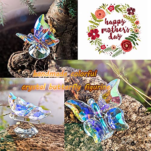 Squirrel & Butterfly Crystal Collectible Figurine Home Decoration
