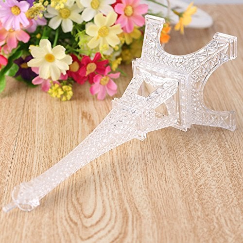 Eiffel Tower Nightlight Desk Bedroom Decoration LED Lamp Colorful Paris Fashion Style Acrylic 10 Inch