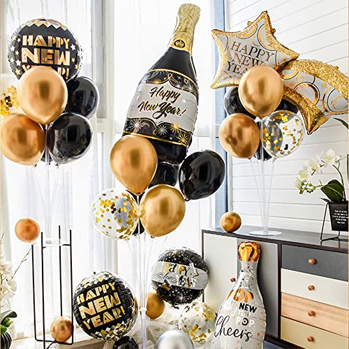 Happy New Year 2022 Balloon Party Decorations Supplies - 50pcs