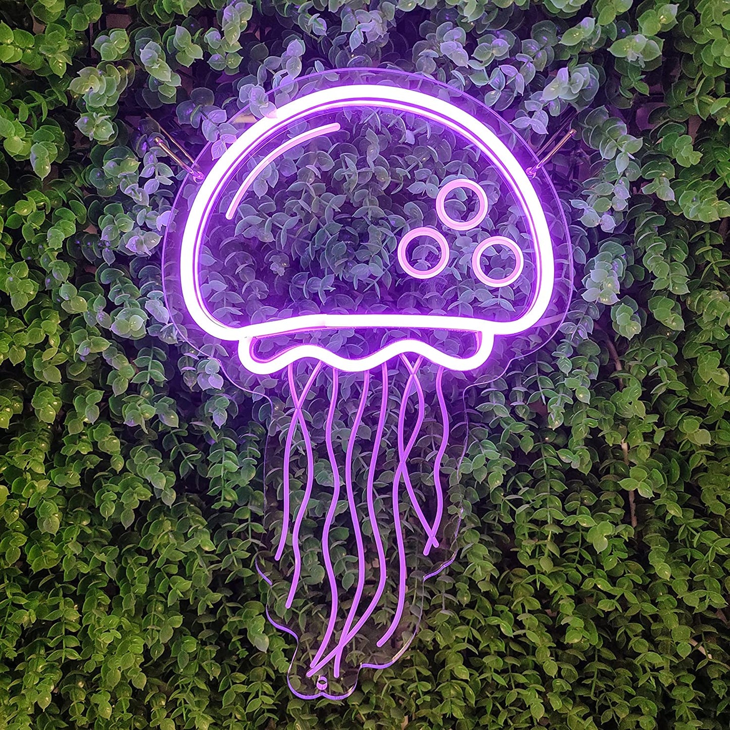 Purple Jellyfish Neon Signs for Wall Decoration