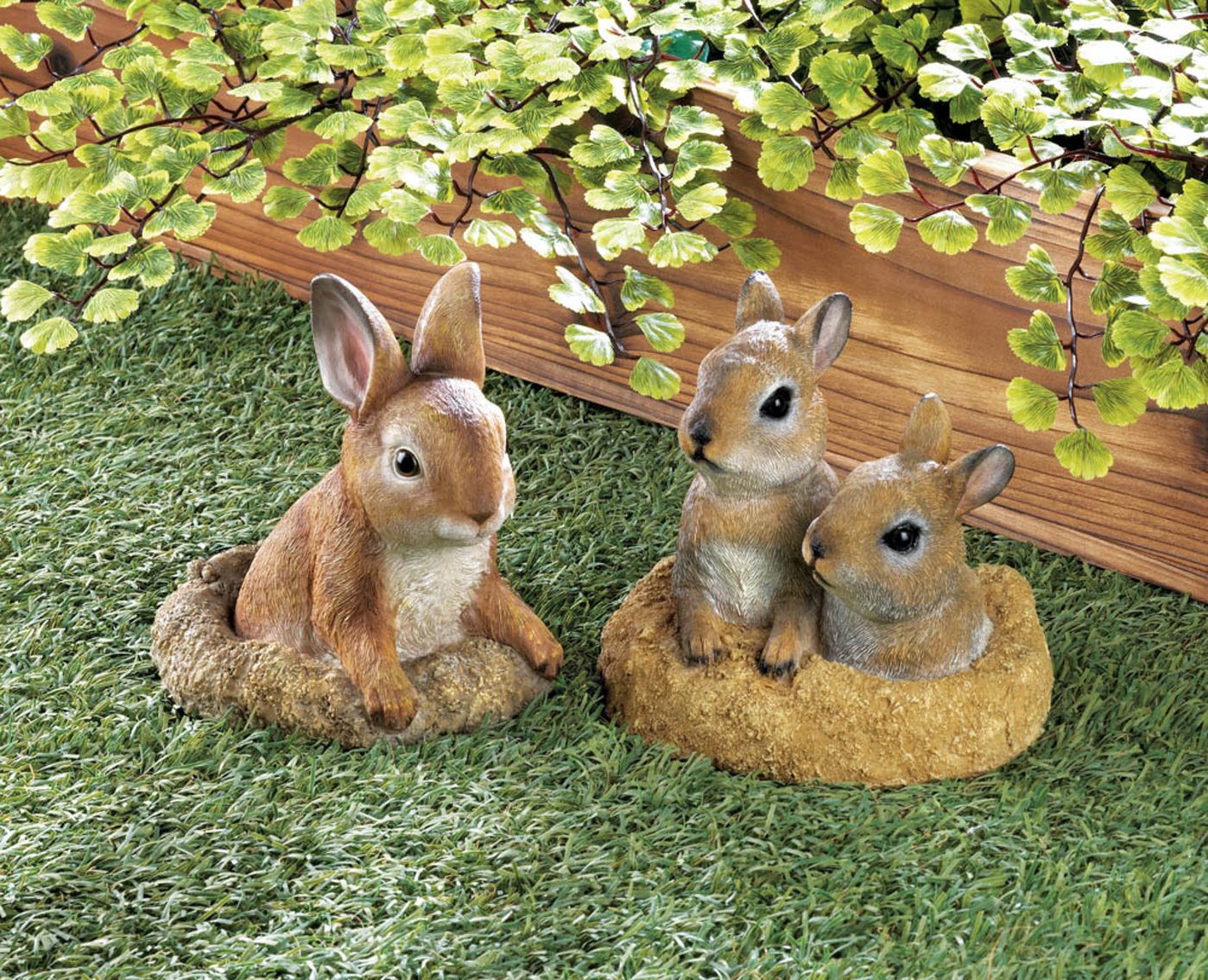 Summerfield Terrace CURIOUS BUNNY GARDEN DECOR