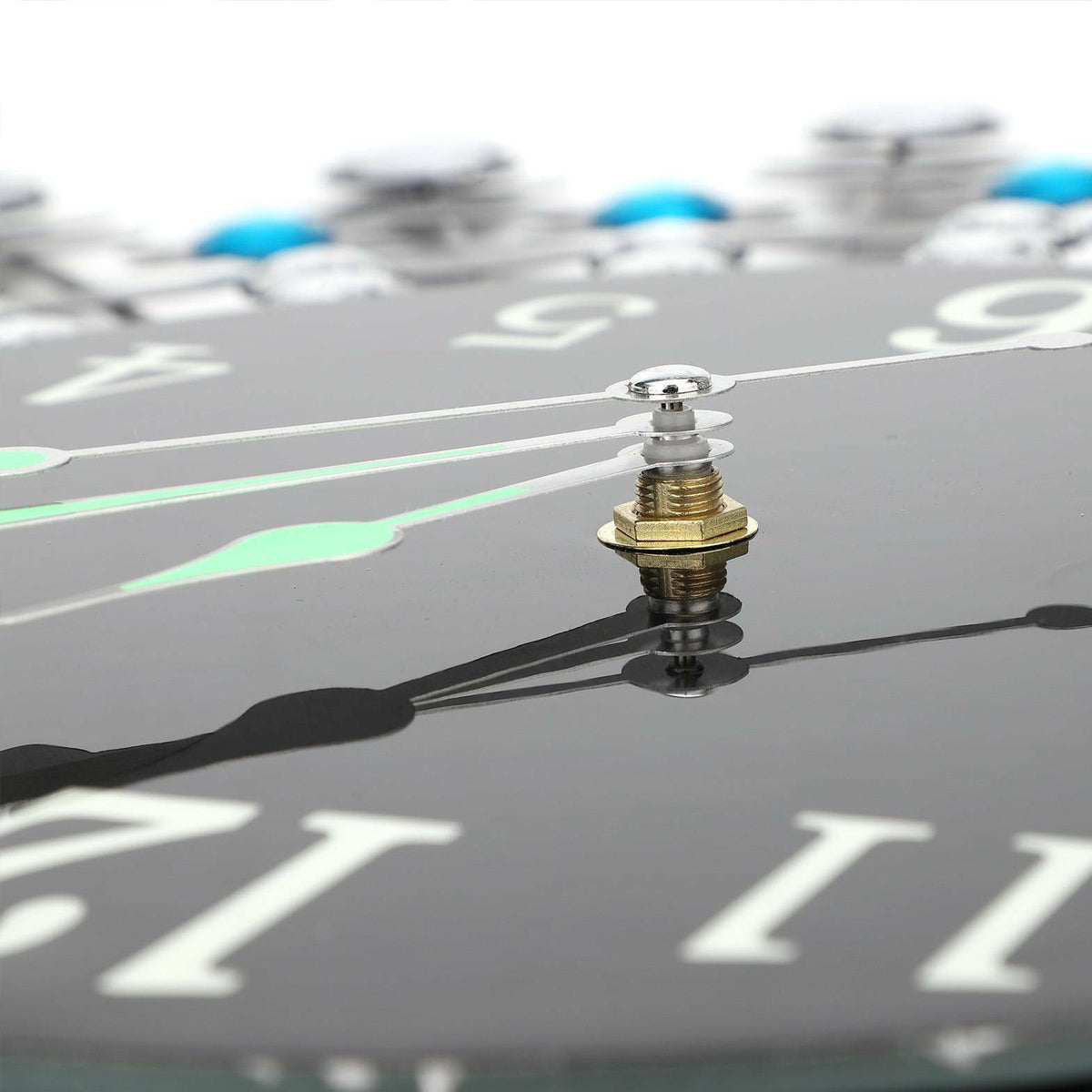 Glow in the Dark 23.6in Modern 3D Crystal Wall Clock