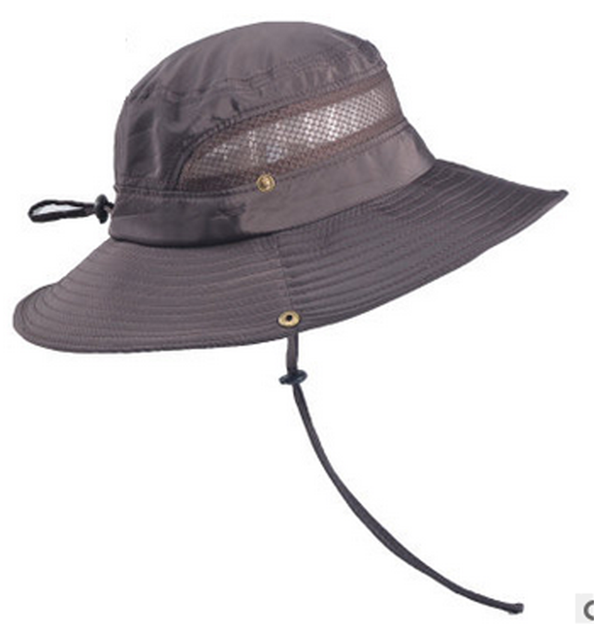 Men UV Protection Sun Hat Bucket Fishing Hiking Cap Wide Brim
