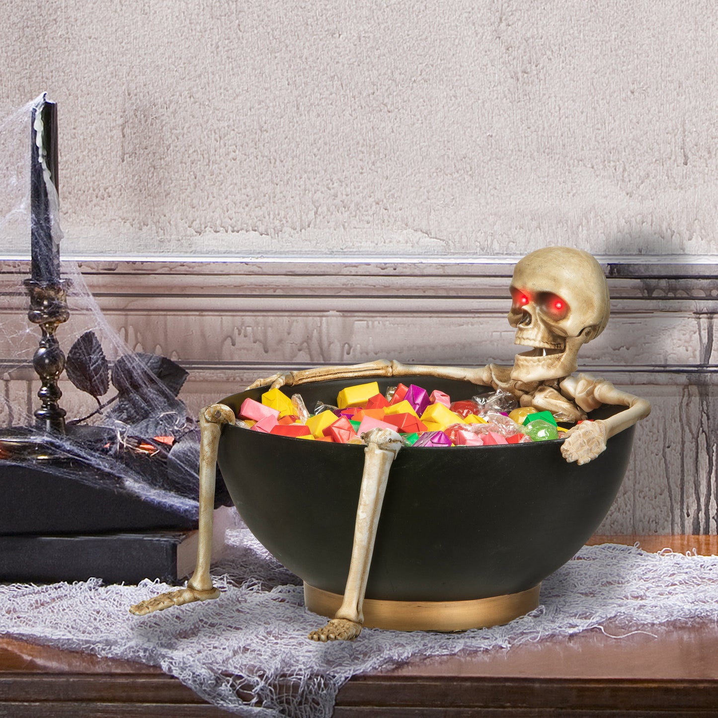 Halloween Animated Candy Bowl