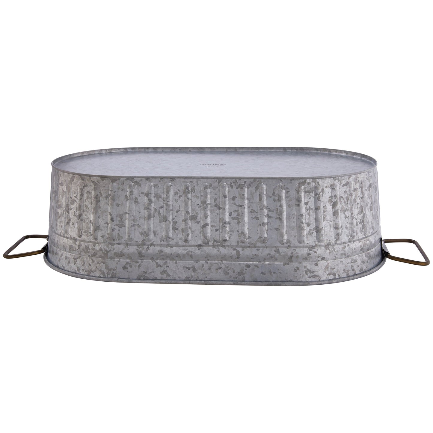 Galvanized Oval Tub, 20.27IN