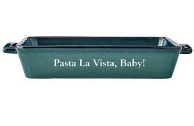 Personalized Rectangular Ceramic Stoneware Lasagna Dish | Baking Dish for Oven | Lasagna Pan Server Deep with Handle