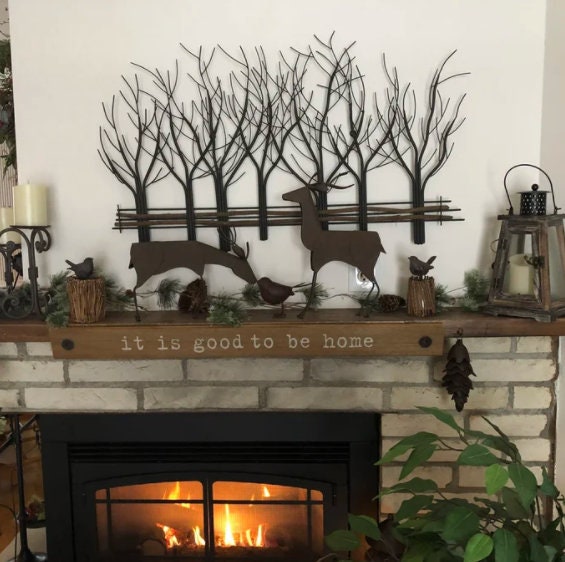 Rustic Pine Wood Candle Lantern, 2 sizes, Farmhouse Home Living Room Shelf Patio Decoration, Christmas Party Table Centerpiece, Gift Ideas