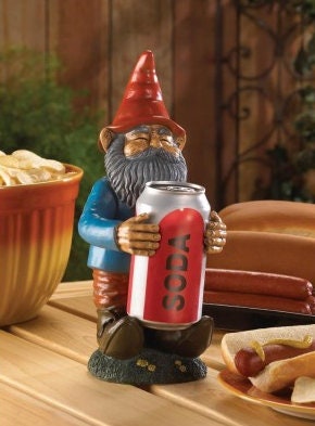 Beer Buddy Gnome Statue For Outdoor, Patio Garden Gnome Gift Ideas For Him
