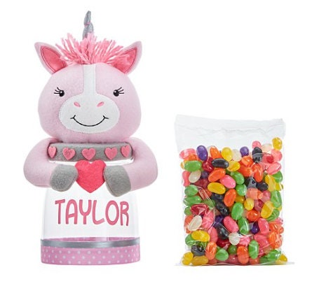 Candy Treat Sweeties Plush Candy Jars in Penguin And Unicorn Design, For Kids , Gifts Ideas
