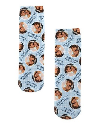 Create Your Own Inspirational Photo Message Socks, Customize Your Name, Team Number, Sports Team, Gifts Ideas for Men, Women, Kids