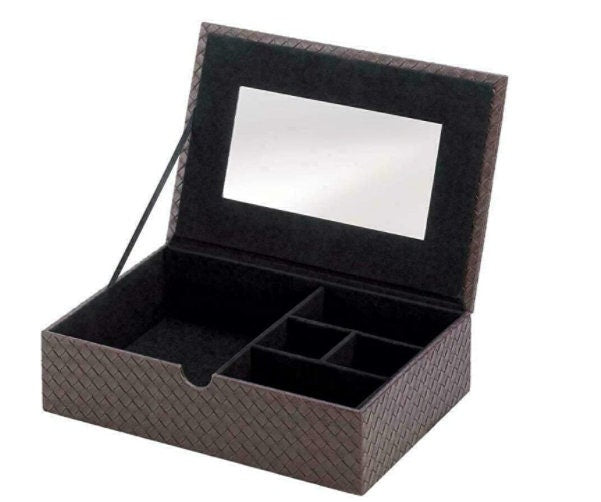Elegant Faux Leather Keepsake and Jewelry Box, Gifts For Her, Mother's Gift, Grandma's Gift Idea