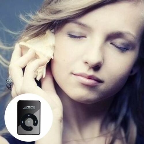 Fashion Clip Mini USB MP3 Music Media Player Micro SD TF Card Up to 32GB Black